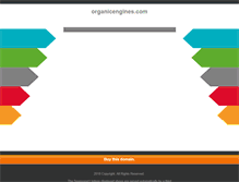 Tablet Screenshot of organicengines.com